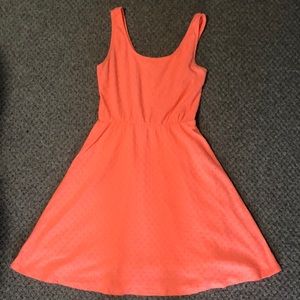 Bright coral dress